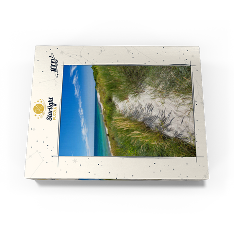 Beach with sand dunes of Vester Sømarken near Aakirkeby 1000 Jigsaw Puzzle box view1