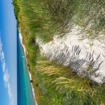 Beach with sand dunes of Vester Sømarken near Aakirkeby 500 Jigsaw Puzzle 3D Modell