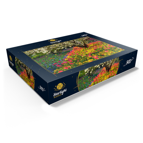Flower arrangement in the Luisenpark in Mannheim 500 Jigsaw Puzzle box view1