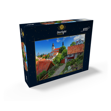 Old town with St. Mary's Cathedral, Visby, Gotland, Sweden 1000 Jigsaw Puzzle box view1