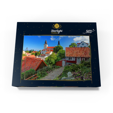Old town with St. Mary's Cathedral, Visby, Gotland, Sweden 500 Jigsaw Puzzle box view1