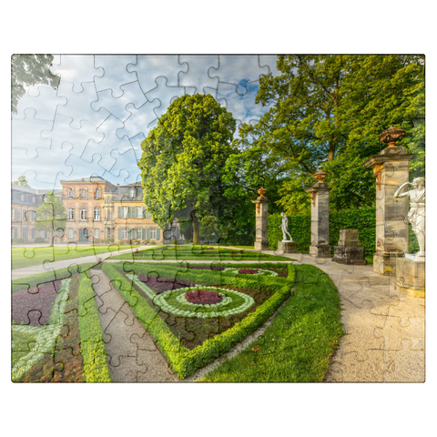 puzzleplate Fantaisie Rococo Style Castle and Castle Park in Donndorf 100 Jigsaw Puzzle