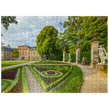 puzzleplate Fantaisie Rococo Style Castle and Castle Park in Donndorf 500 Jigsaw Puzzle