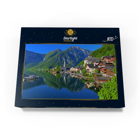 Hallstatt am Hallstättersee, Salzkammergut, Upper Austria 100 Jigsaw Puzzle box view1