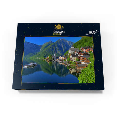 Hallstatt am Hallstättersee, Salzkammergut, Upper Austria 500 Jigsaw Puzzle box view1