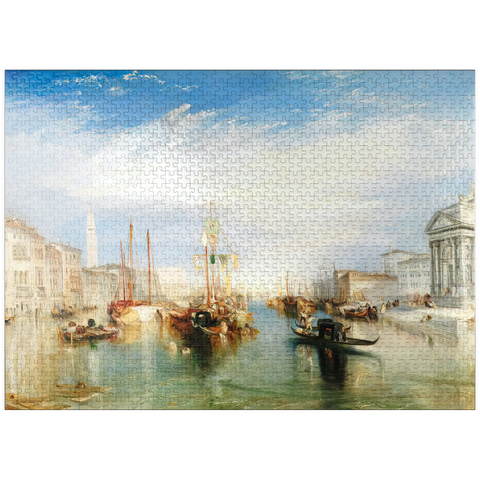 puzzleplate Venice, from the Porch of Madonna della Salute 1000 Jigsaw Puzzle