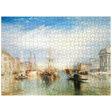 puzzleplate Venice, from the Porch of Madonna della Salute 500 Jigsaw Puzzle