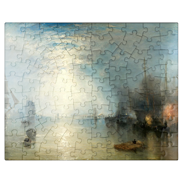 puzzleplate Keelmen Heaving in Coals by Moonlight 100 Jigsaw Puzzle