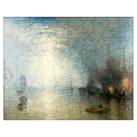 puzzleplate Keelmen Heaving in Coals by Moonlight 100 Jigsaw Puzzle