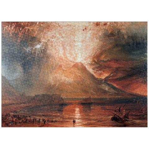 puzzleplate Vesuvius in eruption 1000 Jigsaw Puzzle