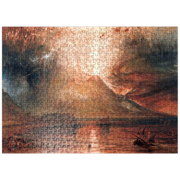 puzzleplate Vesuvius in eruption 500 Jigsaw Puzzle