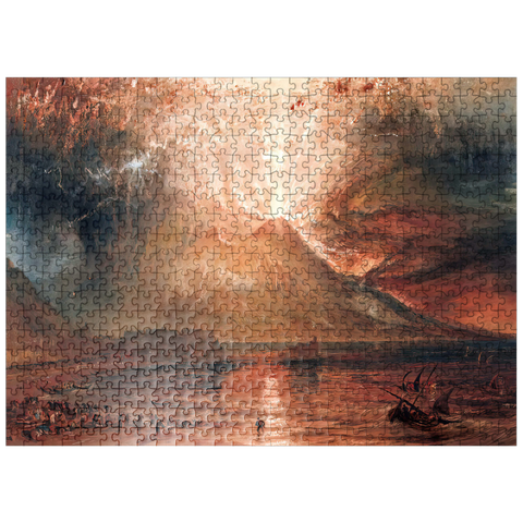 puzzleplate Vesuvius in eruption 500 Jigsaw Puzzle