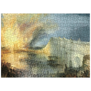 puzzleplate The Burning of the Houses of Lords and Commons, October 16, 1834 500 Jigsaw Puzzle