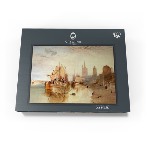 Cologne, the Arrival of a Packet-Boat: Evening 1000 Jigsaw Puzzle box view1