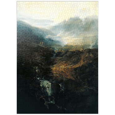 puzzleplate Morning among the Coniston Fells, Cumberland 1000 Jigsaw Puzzle