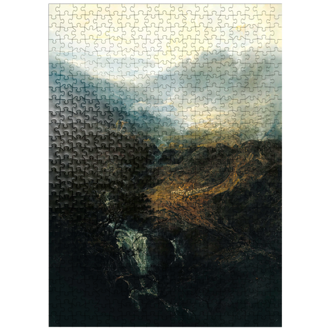 puzzleplate Morning among the Coniston Fells, Cumberland 500 Jigsaw Puzzle