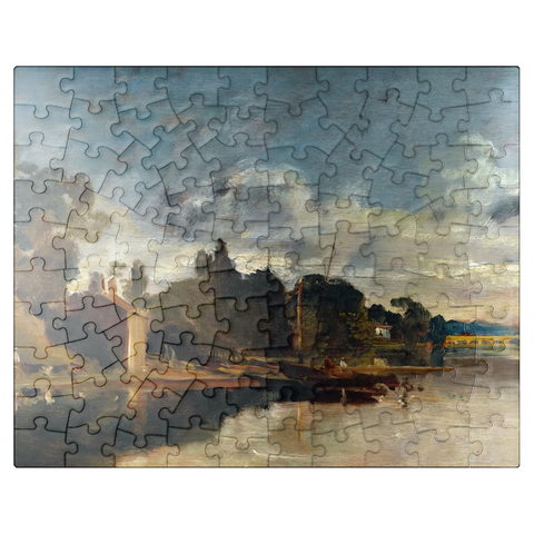 puzzleplate The Thames near Walton Bridges 100 Jigsaw Puzzle