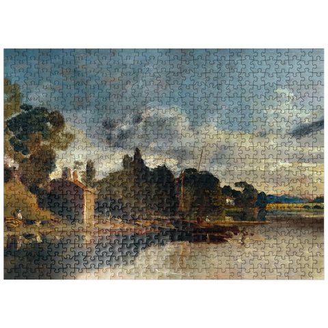 puzzleplate The Thames near Walton Bridges 500 Jigsaw Puzzle