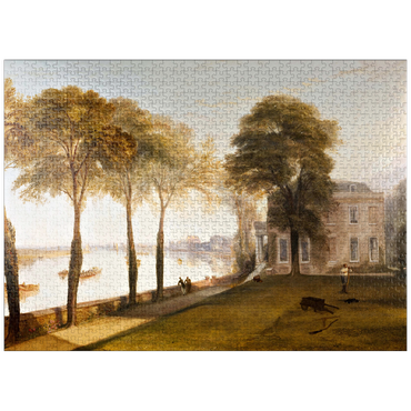 puzzleplate Mortlake Terrace: Early Summer Morning 1000 Jigsaw Puzzle