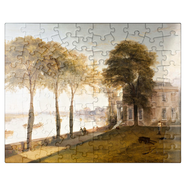 puzzleplate Mortlake Terrace: Early Summer Morning 100 Jigsaw Puzzle