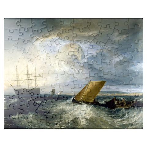 puzzleplate Sheerness as seen from the Nore 100 Jigsaw Puzzle