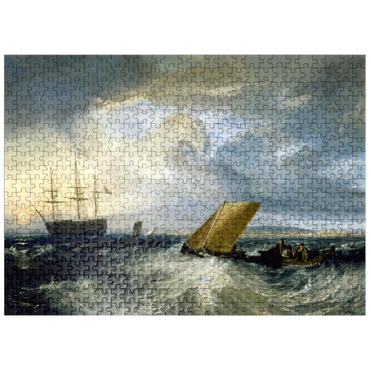 puzzleplate Sheerness as seen from the Nore 500 Jigsaw Puzzle