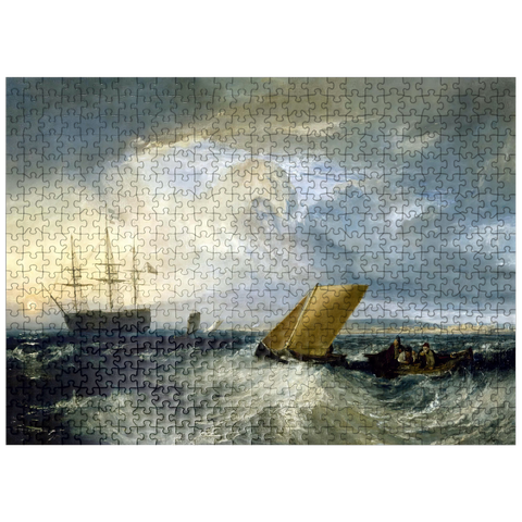 puzzleplate Sheerness as seen from the Nore 500 Jigsaw Puzzle