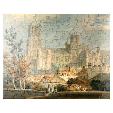 puzzleplate View of Ely Cathedral 100 Jigsaw Puzzle
