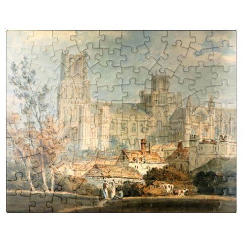 puzzleplate View of Ely Cathedral 100 Jigsaw Puzzle