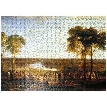 puzzleplate England: Richmond Hill, on the Prince Regent's Birthday 500 Jigsaw Puzzle