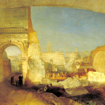 Roman Forum, for Mr Soane's Museum 1000 Jigsaw Puzzle 3D Modell