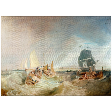 puzzleplate Shipping at the Mouth of the Thames 1000 Jigsaw Puzzle