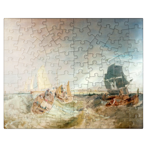 puzzleplate Shipping at the Mouth of the Thames 100 Jigsaw Puzzle