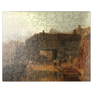 puzzleplate Saltash with the Water Ferry, Cornwall 100 Jigsaw Puzzle
