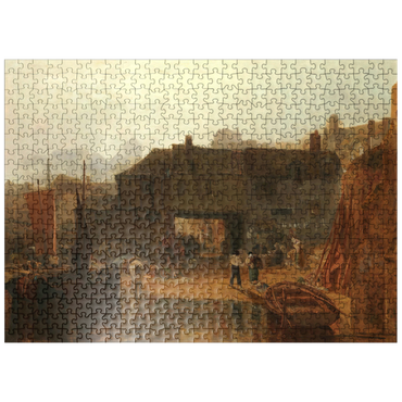 puzzleplate Saltash with the Water Ferry, Cornwall 500 Jigsaw Puzzle
