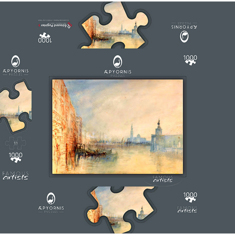 Venice, The Mouth of the Grand Canal 1000 Jigsaw Puzzle box 3D Modell