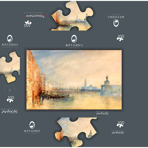 Venice, The Mouth of the Grand Canal 100 Jigsaw Puzzle box 3D Modell