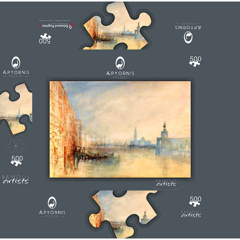 Venice, The Mouth of the Grand Canal 500 Jigsaw Puzzle box 3D Modell