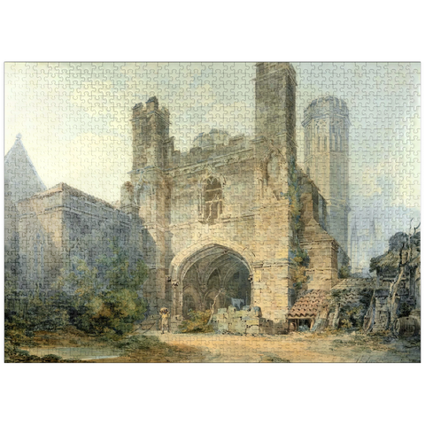 puzzleplate Saint Augustine's Gate, Canterbury 1000 Jigsaw Puzzle