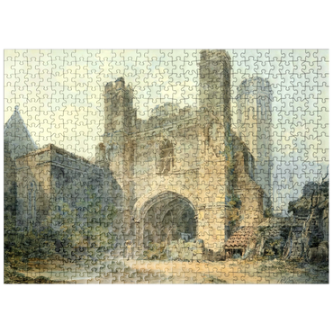 puzzleplate Saint Augustine's Gate, Canterbury 500 Jigsaw Puzzle