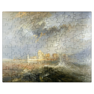 puzzleplate Quillebeuf, Mouth of the Seine 100 Jigsaw Puzzle