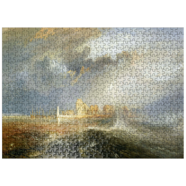 puzzleplate Quillebeuf, Mouth of the Seine 500 Jigsaw Puzzle