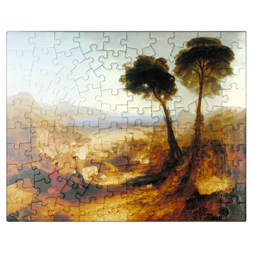 puzzleplate The Bay of Baiae, with Apollo and the Sibyl 100 Jigsaw Puzzle
