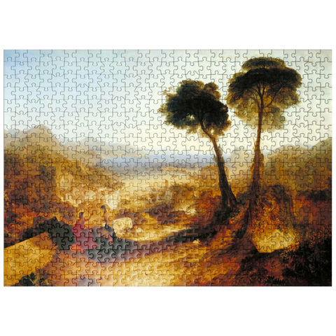 puzzleplate The Bay of Baiae, with Apollo and the Sibyl 500 Jigsaw Puzzle