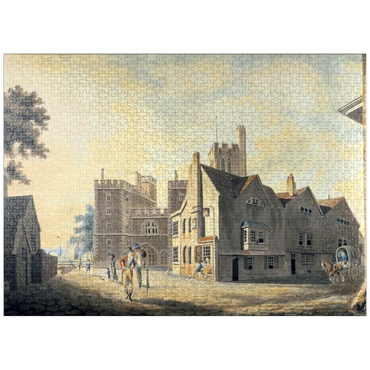 puzzleplate View of the Archbishop's Palace, Lambeth 1000 Jigsaw Puzzle