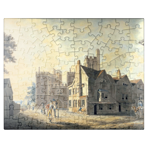 puzzleplate View of the Archbishop's Palace, Lambeth 100 Jigsaw Puzzle