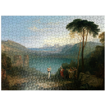 puzzleplate Lake Avernus: Aeneas and the Cumaean Sibyl 500 Jigsaw Puzzle