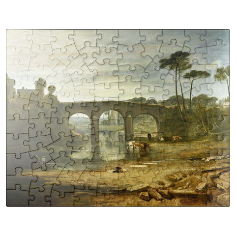 puzzleplate Whalley Bridge and Abbey 100 Jigsaw Puzzle