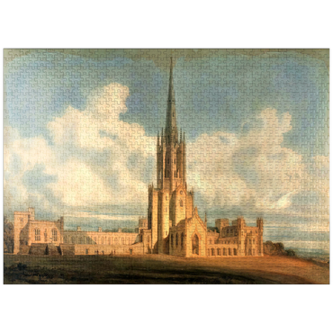puzzleplate Projected Design for Fonthill Abbey, Wiltshire 1000 Jigsaw Puzzle