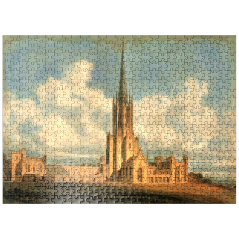 puzzleplate Projected Design for Fonthill Abbey, Wiltshire 500 Jigsaw Puzzle